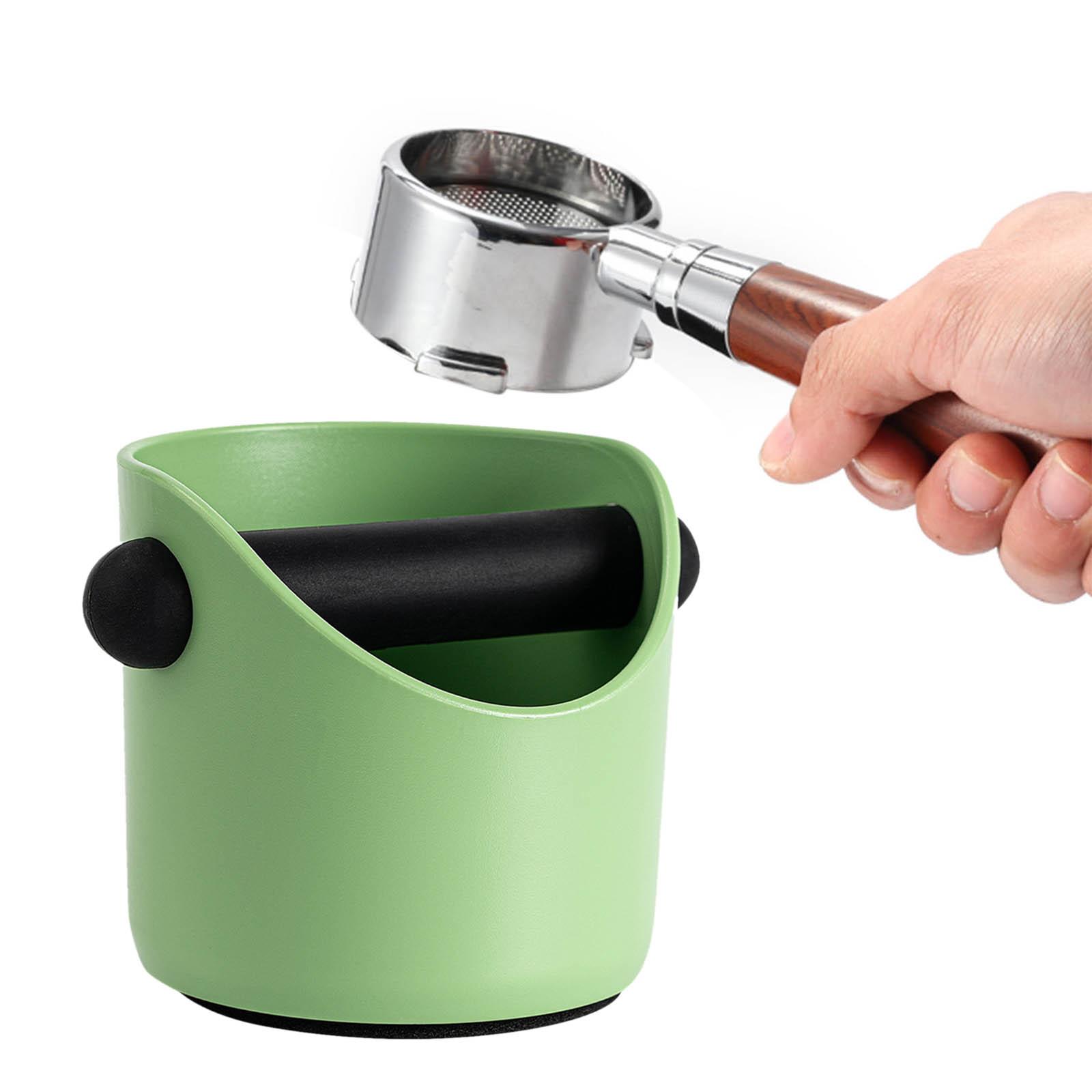 Commercial Kitchen Bin - กล่องทิ้งกากกาแฟเอสเพรสโซ่ ถังเก็บกากกาแฟ พลาสติกขนาดกะทัดรัด อุปกรณ์บาร์ แกนถอดได้ กันลื่น