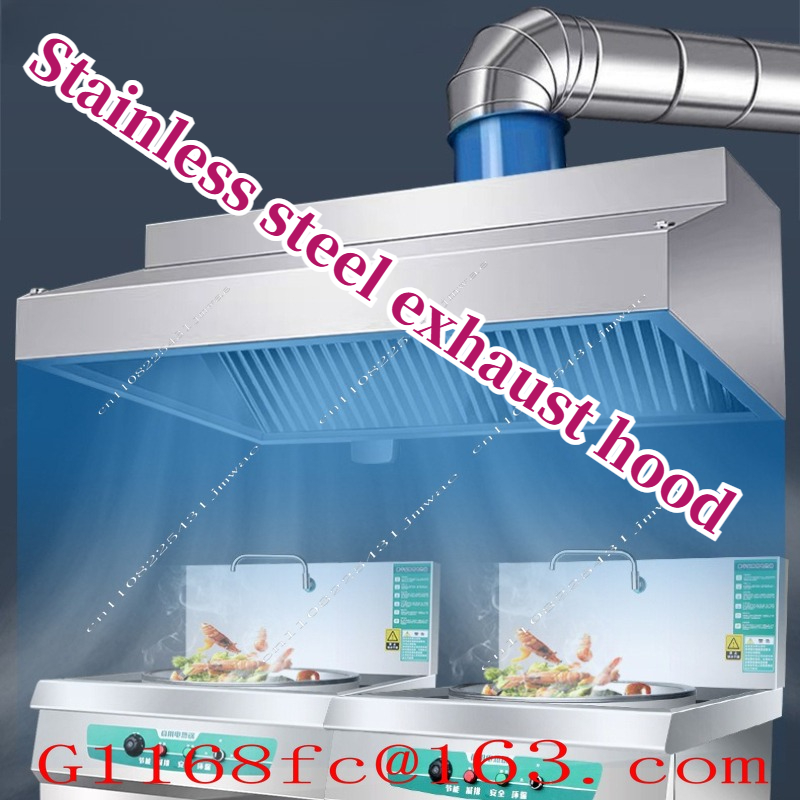 Commercial Kitchen Hoods - ฮูดดูดควันสแตนเลสสำหรับครัวร้านอาหารเชิงพาณิชย์ เตาดินเผา และฝาครอบปริมาณลมสูง
