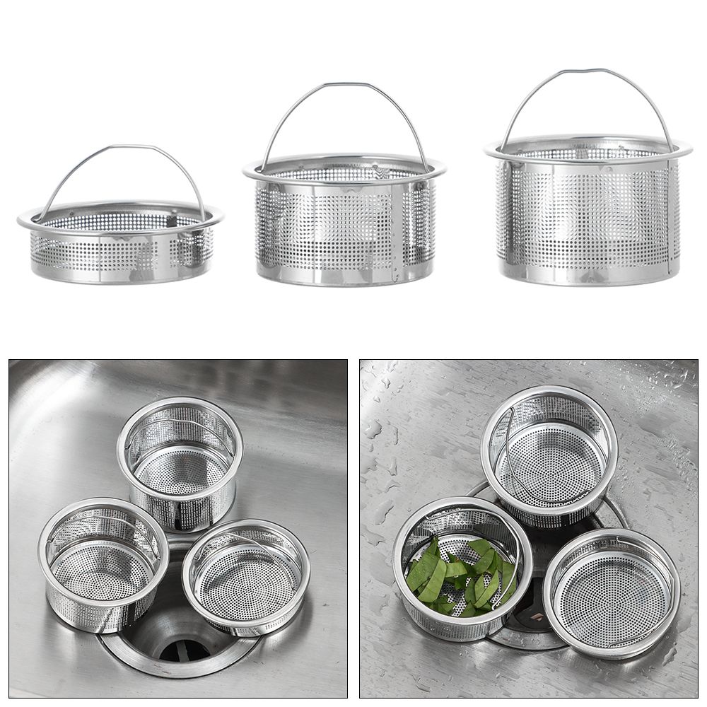 ที่กรองท่อระบายน้ำสแตนเลสสำหรั - Commercial Kitchen Bin บทวิจารณ์และราคา