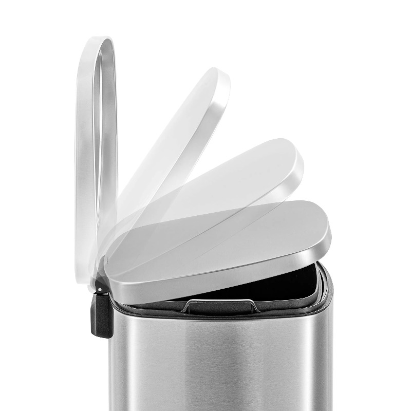 ถังขยะฝาปิดแบบนุ่ม ป้องกันรอยน - Commercial Kitchen Bin บทวิจารณ์และราคา