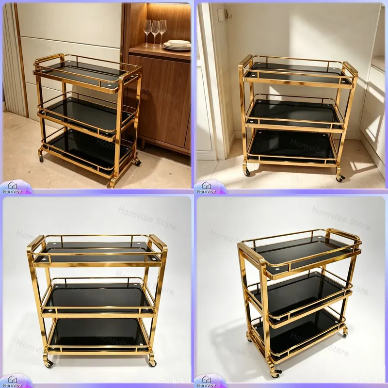 รถเข็นสแตนเลส 3 ชั้น แบบมีล้อ  - Commercial Kitchen And Bar บทวิจารณ์และราคา