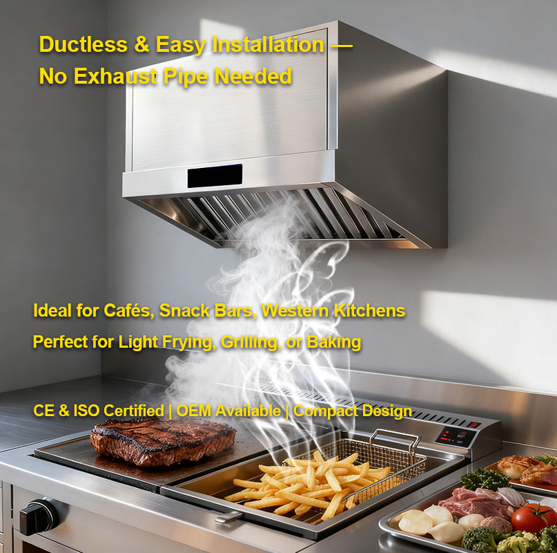 เครื่องดูดควันอัจฉริยะสแตนเลสส - Commercial Kitchen Hoods บทวิจารณ์และราคา