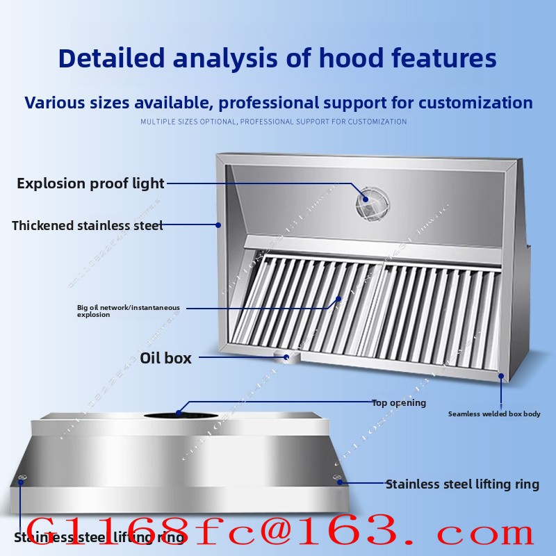 ฮูดดูดควันสแตนเลสสำหรับครัวร้า - Commercial Kitchen Hoods บทวิจารณ์และราคา